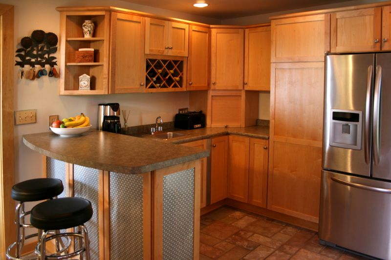 Cherry Cabinet Refacing in Bloomington, IN